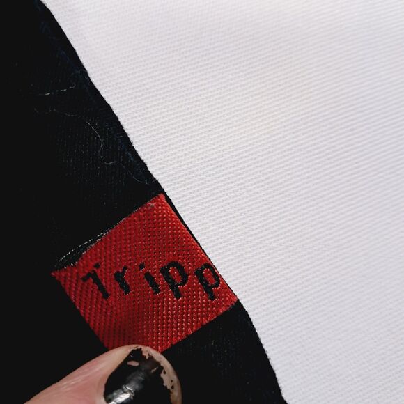 Tripp Black Double Corset Front Garter Guns Mini Skirt Rare Y2k M L Vtg Goth - Picture 8 of 16